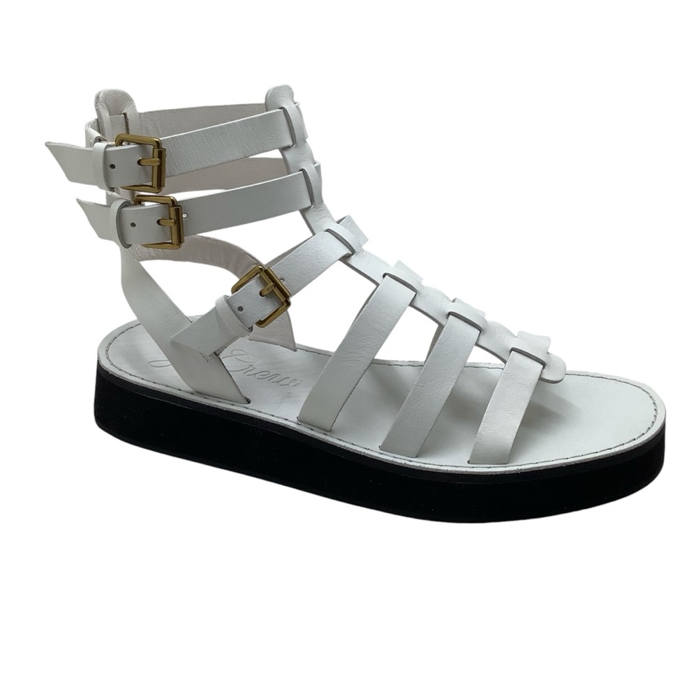 🆕{J.Crew}Mallorca Leather Platform Gladiator Sandals